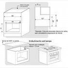 Forno Elétrico De Embutir Built 50 Litros Grill - Blt Fv In