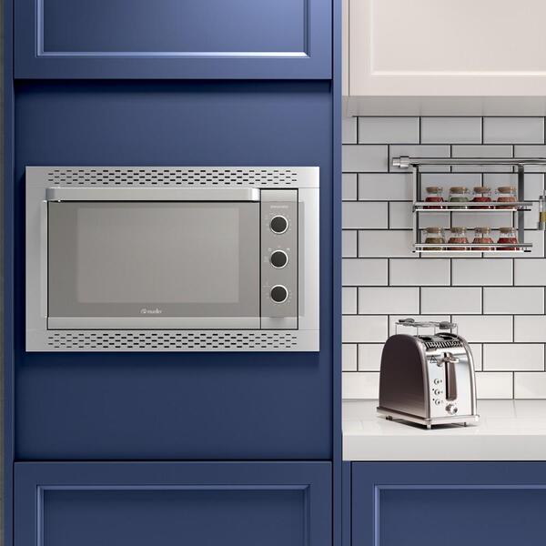 Forno Elétrico De Embutir Decorato Inox 44 Litros 127v | Leroy Merlin