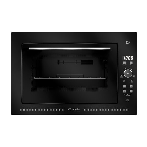 Forno Elétrico De Embutir Digital Mueller 50 Litros Preto Mfe