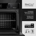 Forno Elétrico De Embutir Eos 47l Porta De Vidro All Black Ef