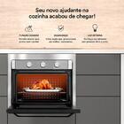 Forno Elétrico De Embutir Eos 47l Porta De Vidro Espelhado Ef