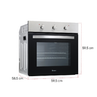 Forno Elétrico De Embutir Gallant Venezia 65l Preto 220v