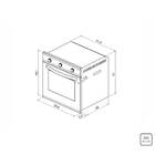 Forno Elétrico De Embutir Glass Brasil 57 Litros Tramontina