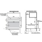 Forno Elétrico De Embutir Lady 45 Litros Safanelli