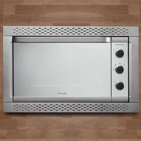 Forno Elétrico De Embutir Mueller Decorato Inox 44l
