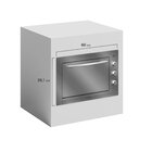 Forno Elétrico De Embutir Mueller Espelhado 50 Litros Mfe50k