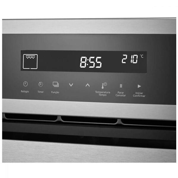 Forno Elétrico de Embutir Panasonic 80 Litros Grill Inox 220V HL