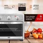 Forno Elétrico E Air Fryer 25l Eos Efe25ap Inox 110v
