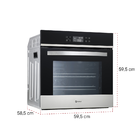 Forno Elétrico Embutir Gallant Convecção E Timer 65l 220v