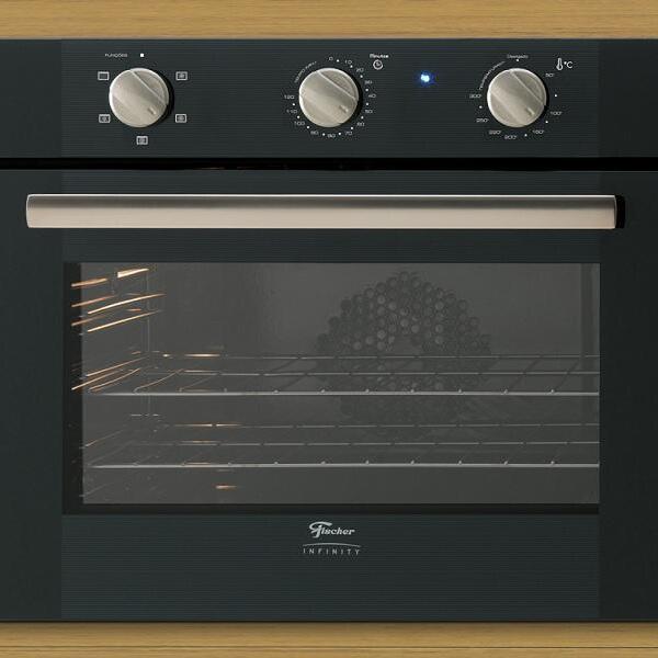 Forno Eletrico Fischer Infinity 220v Embutir 50l Preto 15740-