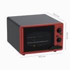 Forno Eletrico Luxo 45l Classic Vintage Vermelho