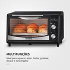 Forno Elétrico Mondial 6 Litros Pratic Cook Preto E Inox Fr-0