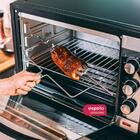 Forno Eletrico Moob 60l 2200w Preto Espeto Giratorio 220v