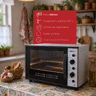 Forno Elétrico Smart60s Grill 60 Litros Com Espeto Giratório