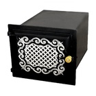 Forno Fogão A Lenha Frente Em Alumínio Fundido 50x35x30cm