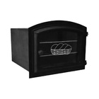 Forno Frente Alumínio Fundido 3mm C/vidro Grande 50x47x33cm