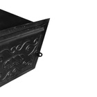 Forno Frente Alumínio Fundido 3mm Grande Fechado 50x47x33cm