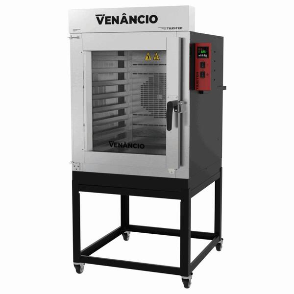Forno Industrial Turbo Venâncio Twister A Gás Para 8 Esteiras Com Base ...