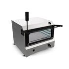 Forno Lastro Refratário A Gás Industrial Roma Inox De Mesa Fi