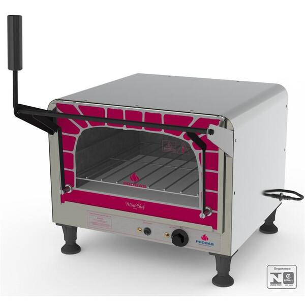 Forno Lastro Refratário Mini Chef Prpe-400 Elétrico Gratinado