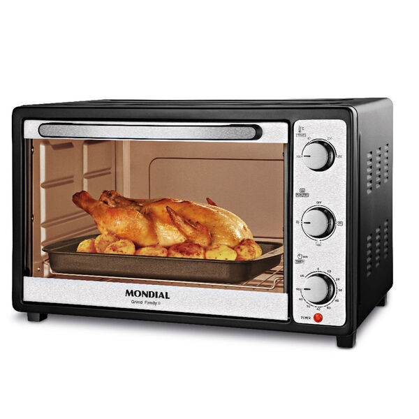 Forno Mondial 52 Litros Grand Family Ii Preto Fr52 – 220 Volts