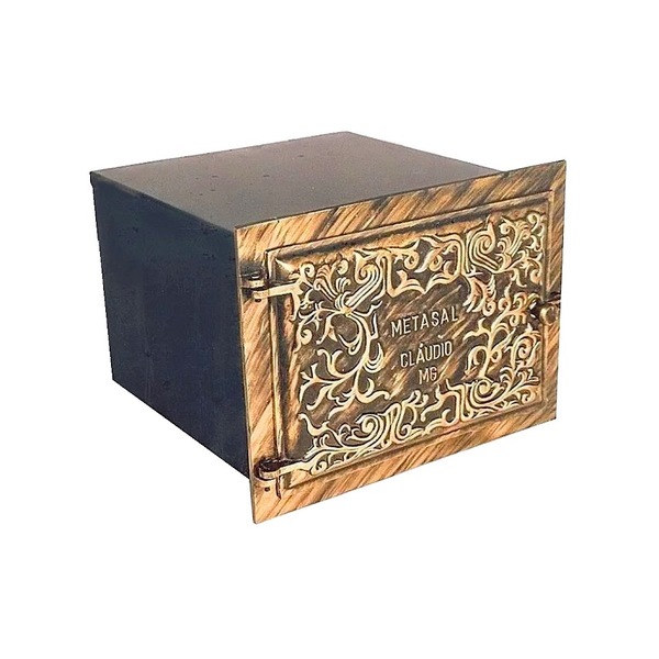 Forno Pesado Para Fogão A Lenha Ouro N08 2mm 50x48x34cm