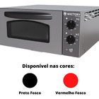 Forno Pizza Elétrico Gourmet Pedra 40cm Wp-35g Vermelho