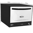 Forno Topmaxx Semi Industrial 107l Sem Pedestal Preto/branco