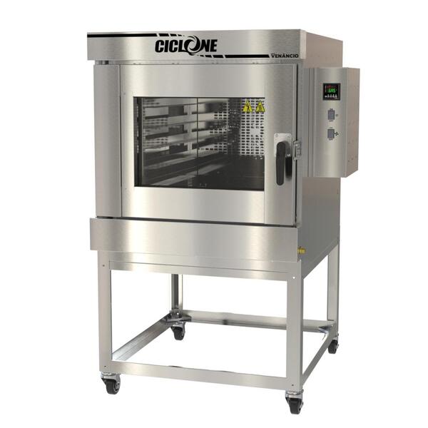 Forno Turbo A Gás Venâncio Ciclone 5 Esteiras Interior E Exte
