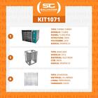 Forno Turbo Convector Smart Inox E Azul Turquesa Fcsb4e 220v