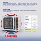 Forno Turbo Convector Vapor 5 Esteiras  75 Litros Fcv35 - Gpa