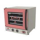 Forno Turbo Elétrico Fast Oven 4 Assadeiras Prp-004 Rosa 220v