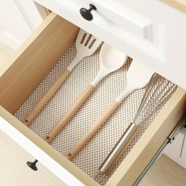 Forro Armário Gaveta Antiderrapante Lavável Branco 5 Metros X