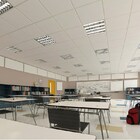 Forro De Fibra Mineral Armstrong Ceilings Scala Square 625 X