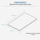 Forro De Fibra Mineral Espaço Forro E-decore Lay-in - 1250 X