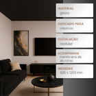 Forro De Gesso Espaçoforro E-clean Lay-in Preto 8 X 625 X 125