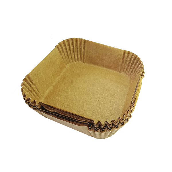 Forro De Papel Descartável Airfryer Quadrado Antiaderente 50