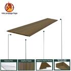 Forro De Pvc 8mm Liso 10 Un (6m²) Bariri - Tk Imbuia