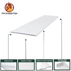 Forro De Pvc 9mm Junta Seca Liso 10 Un - Branco Gelo Azn