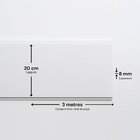 Forro De Pvc Junta Seca 8mm X 20cm X 3m Belplast - Caixa Com