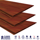 Forro de PVC Mogno 6m x 20cm 8mm Frisado Permatti