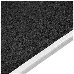 Foto de Forro Gesso Removível C/ Película Pvc Preto Liso 625 X 625 X