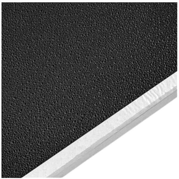 Forro Gesso Removível C/ Película Pvc Preto Liso 625 X 625 X