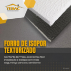 Forro Isopor Texturizado Branco 1250 X 625 X 40mm C/ 12 Pçs