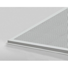 Forro Metálico Tegular Perfuração Redonda 618 X 618 X 8 Mm  E