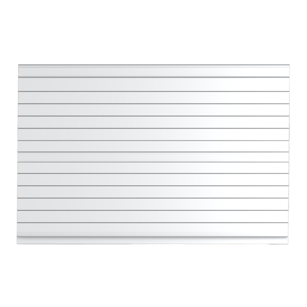 Forro PVC Branco 6x0,2cm 7mm Geminado Geminado WPVC