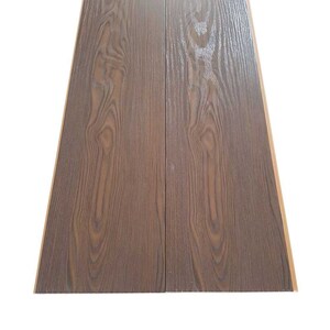 Foto de Forro Pvc Em Régua Espaçoforro Wood Nature Oak Nero 8mm X 25c