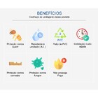 Forro Pvc Em Régua Espaçoforro Wood Slim Carvalho 7mm X 25cm