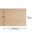 Forro Vinílico 8mm 20x295cm Caixa Com 5,9m² Belplast - Caixa