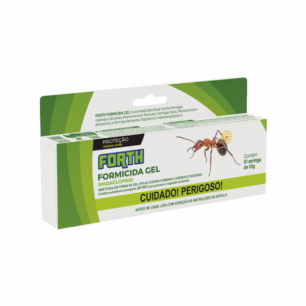 Forth Formicida Gel 10g - Mata Formiga Caseira Doceira